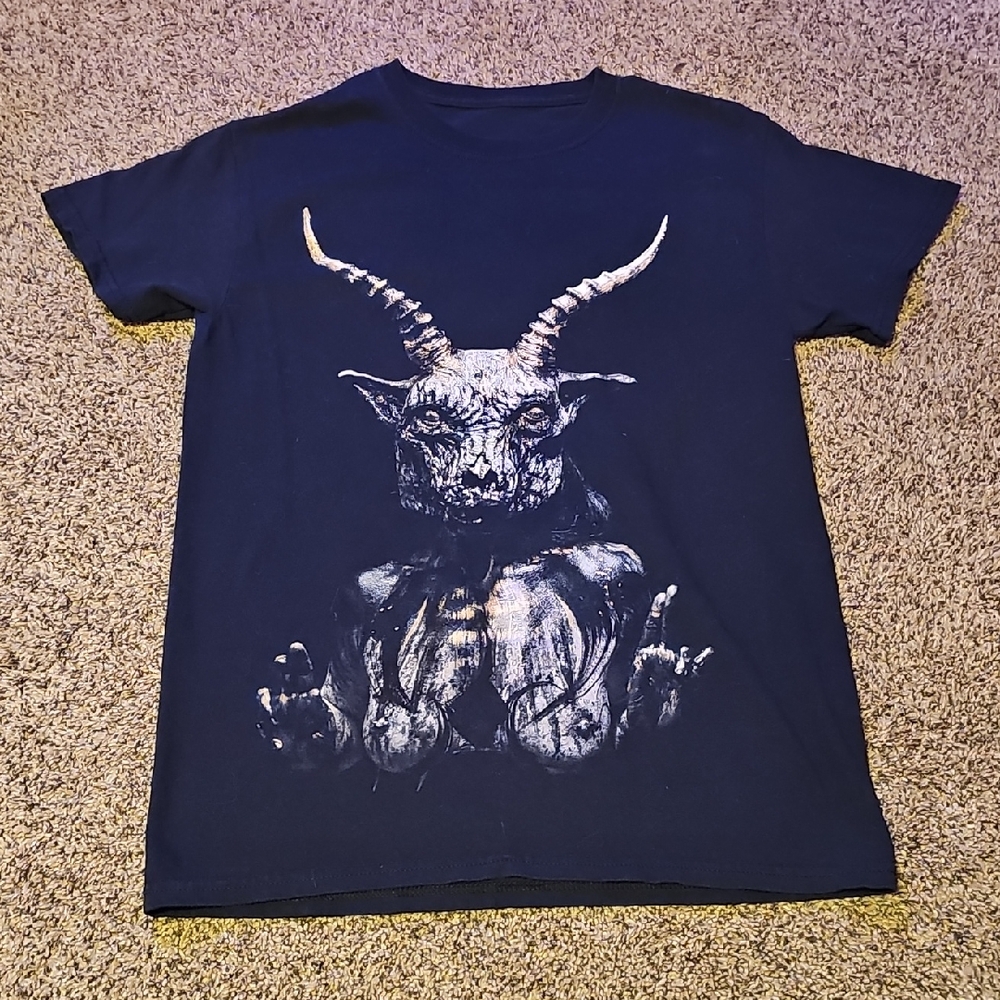 Men's Black Graphic T-Shirt